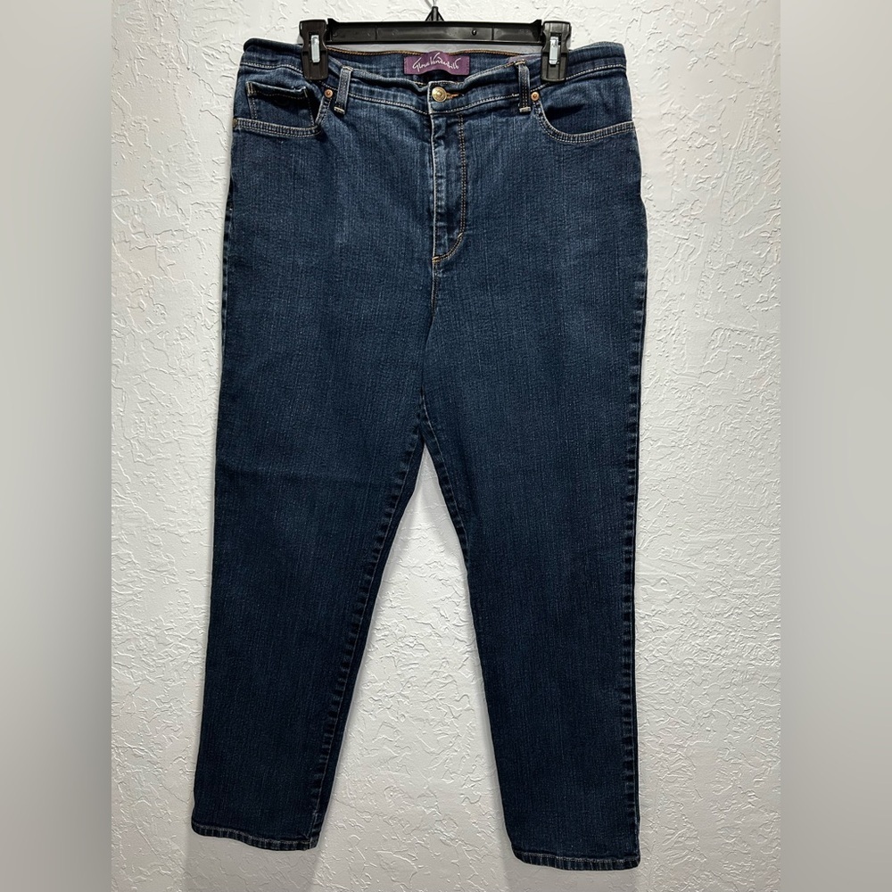 Gloria Vanderbilt Women's High Rise Jeans - Dark Blue